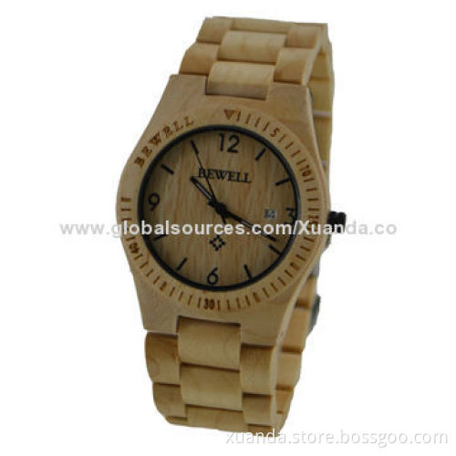 Ladies' wooden watch, natural red sandal wood, very healthy decorations